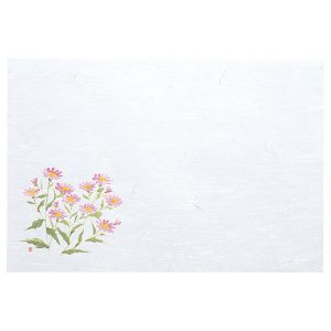ヤマコー 用美 YAMACO ヤマコー 尺3雲竜和紙懐石まっと 枯淡 野菊 100枚入 65058 用美