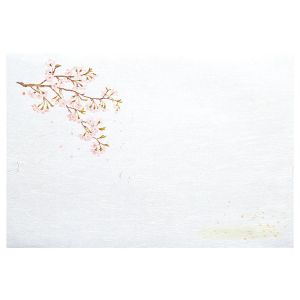 ヤマコー 用美 YAMACO ヤマコー 尺3雲竜和紙懐石まっと 枯淡 桜 100枚入 65201 用美