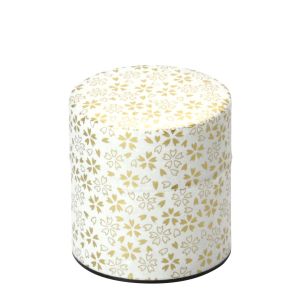 ヤマコー 用美 YAMACO ヤマコー ぽッ かん 絢爛 花 S 80094 用美 茶缶 茶筒 ブリキ