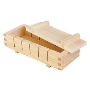 ヤマコー 用美 YAMACO ヤマコー ひのき 押寿司器 切り込み付 六ツ切 81786 用美