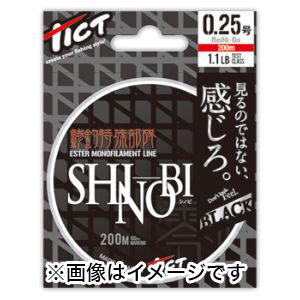 ティクト TICT ティクト シノビ SHINOBI 200m 0.25号 1.1lb TICT
