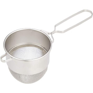 新越ワークス スリースノー 18-8 共柄 深型 茶こし シングル 新越ワークス TS