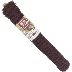 日本マタイ 日本マタイ 強力アニマルフェンスネット 軸目37.5mm 1x20m 茶 ロール