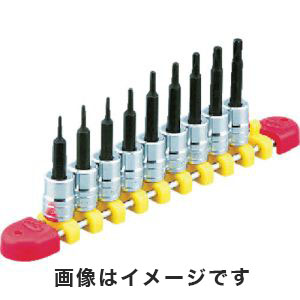 KTC 京都機械工具 KTC TBT409BH 12.7sq. ヘキサゴン ビットソケットセット 9コ組