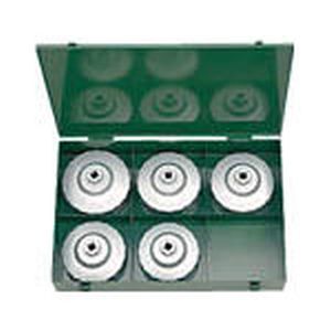 KTC 京都機械工具 KTC AVSA5 大径用カップ型オイルフィルタレンチセット 5コ組
