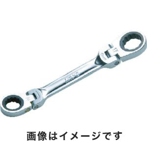 KTC 京都機械工具 KTC MR1S-1214F ショートラチェットめがねレンチ 両頭首振りタイプ 12×14mm