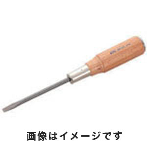 KTC 京都機械工具 KTC MD-100 木柄ドライバ マイナス 貫通タイプ 6mm幅