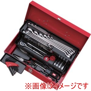 KTC 京都機械工具 KTC SK3435S 工具セット 片開きメタルケースタイプ [43点] メーカー直送 代引不可 北海道沖縄離島不可