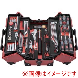 KTC 京都機械工具 KTC SK3562WZR 工具セット 両開きメタルケースタイプ [56点] メーカー直送 代引不可 北海道沖縄離島不可