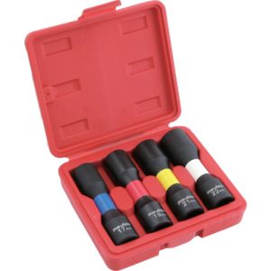 スエカゲツール SUEKAGETOOL  スエカゲツール IWN-4S ホイールナット専用インパクトソケット 4本組セット