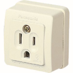 パナソニック panasonic パナソニック WK3001W 接地角型コンセント 125V