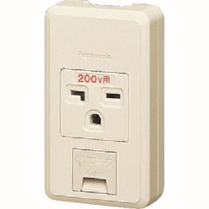 パナソニック panasonic パナソニック WKS296 リファイン15A20A兼用露出ET付接地