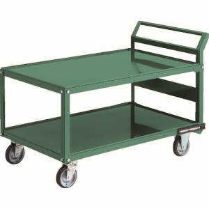 トラスコ TRUSCO トラスコ PH-12 鋼鉄製運搬車 1200X750 片袖2段型 プレス車 自在S付車輪 TRUSCO メーカー直送 代引不可 北海道 沖縄 離島不可