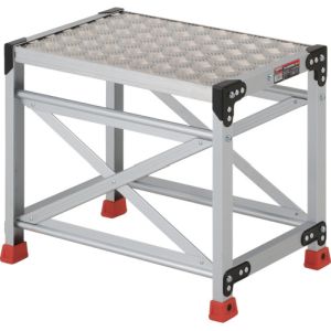 トラスコ中山 TRUSCO 作業用踏台 アルミ製・縞板タイプ 天板寸法600×400×H500 TSFC-165 メーカー直送 代引不可 北海道・沖縄・離島不可