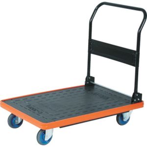 トラスコ TRUSCO トラスコ MKP-301AC MKP樹脂製台車 折りたたみ式 906X616 エアキャスター付 TRUSCO メーカー直送 代引不可 沖縄 離島不可