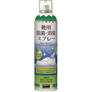 トラスコ TRUSCO トラスコ TSP-SHS420 靴用除菌消臭スプレー 420ML TRUSCO