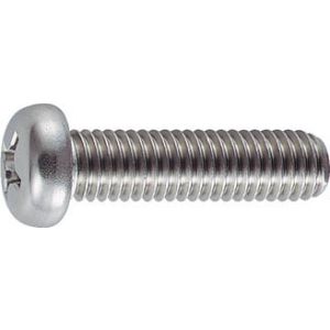 トラスコ TRUSCO トラスコ ナベ頭小ネジ ステンレス 全ネジ M6×50 15本入 1PK B05-0650