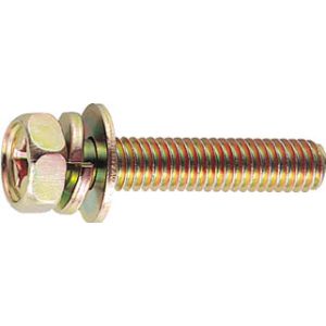 トラスコ TRUSCO トラスコ B68-0615 座金組込ネジ アブセットクロメートP-3サイズM6×15 60本入 1PK TRUSCO