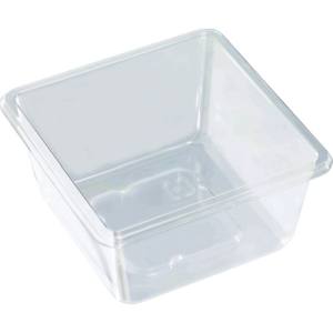 トラスコ TRUSCO トラスコ PETY-105105 PET製超耐寒小型容器 105X105X35mm 透明 100枚 TRUSCO