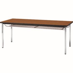 トラスコ TRUSCO トラスコ TDST1560-T 会議用テーブル 1500X600XH700 下棚付 丸脚 チーク TRUSCO メーカー直送 代引不可 北海道 沖縄 離島不可