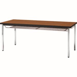 トラスコ TRUSCO トラスコ TDST1590-T 会議用テーブル 1500X900XH700 下棚付 丸脚 チーク TRUSCO メーカー直送 代引不可 北海道 沖縄 離島不可