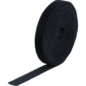トラスコ TRUSCO トラスコ MKT-20250-BK マジックバンド 結束テープ 両面 黒 20mm×25m TRUSCO