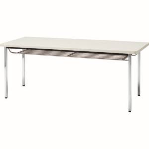 トラスコ TRUSCO トラスコ TDST1260-W 会議用テーブル 1200X600XH700 下棚付 丸脚 ホワイト TRUSCO メーカー直送 代引不可 北海道 沖縄 離島不可