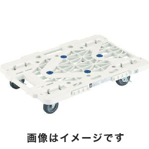 トラスコ TRUSCO トラスコ MPK-500JS-W ルートバン 370×500 4輪自在 S付 白 メッシュタイプ TRUSCO