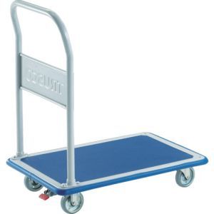 トラスコ中山 TRUSCO プレス製台車 ドンキーカート 固定式740×480 S付 108NS メーカー直送 代引不可 北海道・沖縄・離島不可