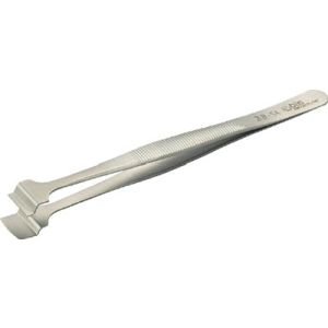トラスコ TRUSCO トラスコ 耐酸耐磁ピンセット 127mm 先端幅9.5mm ウエハー用 1本 2LB-SA