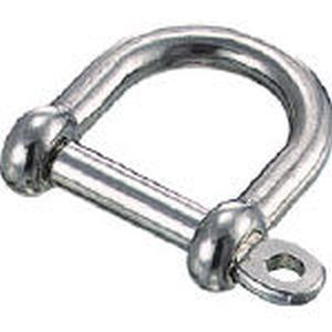 トラスコ TRUSCO トラスコ TNS-5W ワイドネジシャックル ステンレス製 線径Φ5×開口25mm 1個 TRUSCO