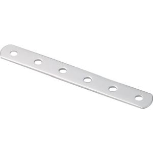 トラスコ TRUSCO トラスコ ジョイント金具19型フラット クロム 長さ150 穴数6 1個 TK19-F6C