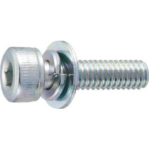 トラスコ TRUSCO トラスコ 六角穴付組込ボルトI-3 三価白サイズM6×30 1PK 箱6本 1PK B777-0630