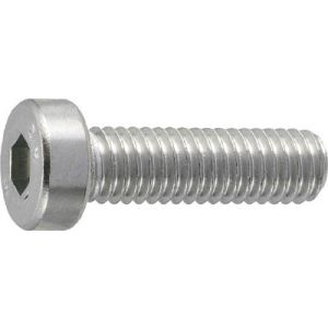 トラスコ TRUSCO トラスコ 低頭六角穴付ボルト ステンレス全ネジ M6×25 5本入 1PK B089-0625