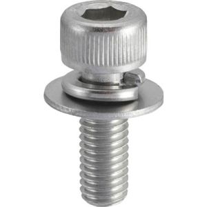 トラスコ TRUSCO トラスコ 六角穴付組込ボルト ステンレスP-3 サイズM3×10 19本入 1PK B078-0310