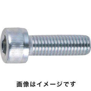 トラスコ TRUSCO トラスコ B730-0825 六角穴付ボルト三価 白 全ネジ M8×25 10本入 TRUSCO