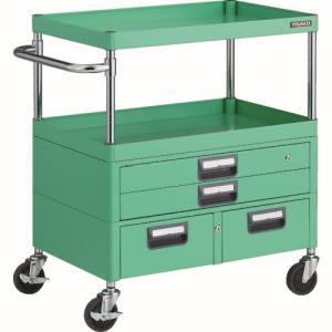 トラスコ TRUSCO トラスコ PEW-972XW-YG フェニックスワゴン 抗菌 省音 750X500XH880 引出付 YG色 TRUSCO メーカー直送 代引不可 沖縄 離島不可