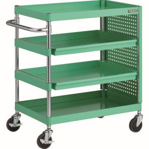 トラスコ TRUSCO トラスコ PEW-972M2PL-YG フェニックスワゴン 抗菌 省音 750X500 スライド2段 側面パネル付 YG色 TRUSCO 直送 代引不可 沖縄 離島不可