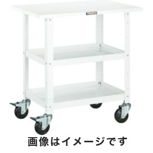 トラスコ中山 TRUSCO バーディワゴン 750X500 天板付 YG色 BDW-772T-YG メーカー直送 代引不可