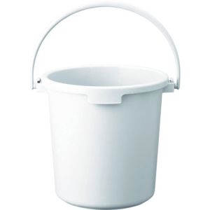 トラスコ TRUSCO トラスコ PPカラーバケツ 22L 白 TPPB-22-W
