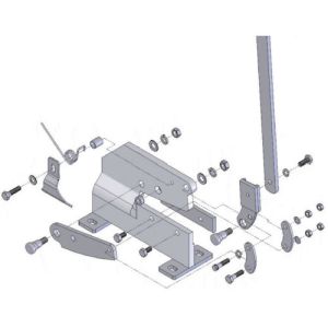 トラスコ TRUSCO トラスコ P-2用ハンドルレバー19 P2019