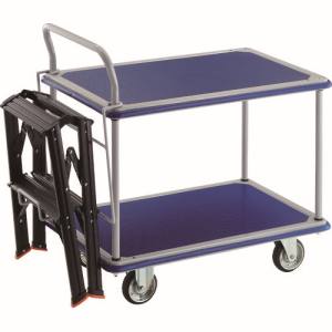 トラスコ TRUSCO トラスコ 304N-TSAF2-BK プレス製台車 ドンキーカート 2段式片袖タイプ810×510 TSAF-2BK付 TRUSCO メーカー直送 代引不可 沖縄 離島不可