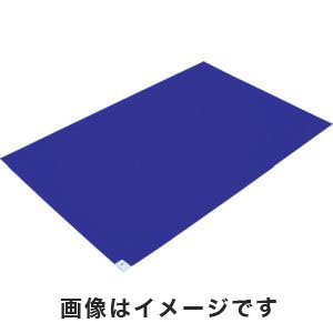 トラスコ中山 TRUSCO 粘着クリーンマット 600×1200MM ブルー (10枚入) CM6012-10B メーカー直送 代引不可