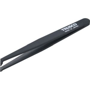 トラスコ中山 TRUSCO プラスチック製ピンセット 120mm 先曲型 TPP-232