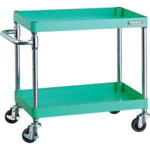 トラスコ中山 TRUSCO フェニックスワゴン 600×400×H600 2段 YG色 PEW-662-YG メーカー直送 代引不可 北海道沖縄離島不可