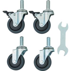 トラスコ中山 TRUSCO トラスコ PEWELW75SET フェニックスワゴン用2段階S付キャスターセット 75 EL TRUSCO メーカー直送 代引不可 北海道沖縄離島不可