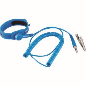 トラスコ TRUSCO トラスコ CRWS-B クリーンルーム用リストストラップ コード有効長3.0m TRUSCO