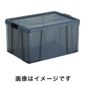 トラスコ TRUSCO トラスコ TCR-04D-BK クリアライトボックス 86L 黒半透明 TRUSCO メーカー直送 代引不可 沖縄 離島不可