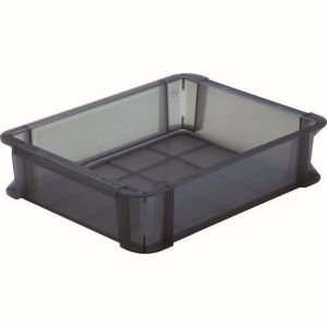 トラスコ TRUSCO トラスコ スケルトンカラーコンテナ 6L 黒 TSK-6BK
