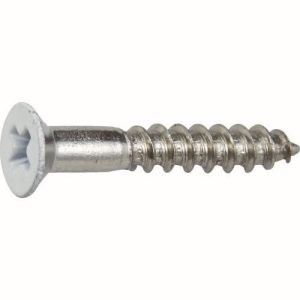 トラスコ TRUSCO トラスコ ステンレス木ねじ 皿頭 M2.4×16 白  45本入 SCWS-2416W